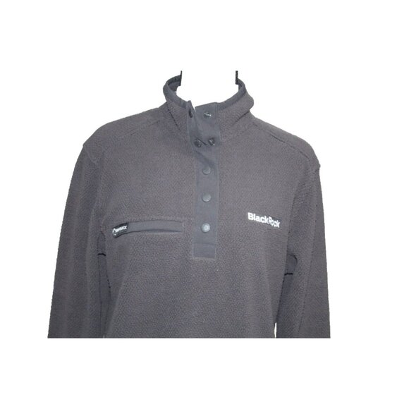 Dri Duck Sweater Women S Gray Quarter Button Pullover Knit Outdoor 1/2 Snap - Picture 5 of 5